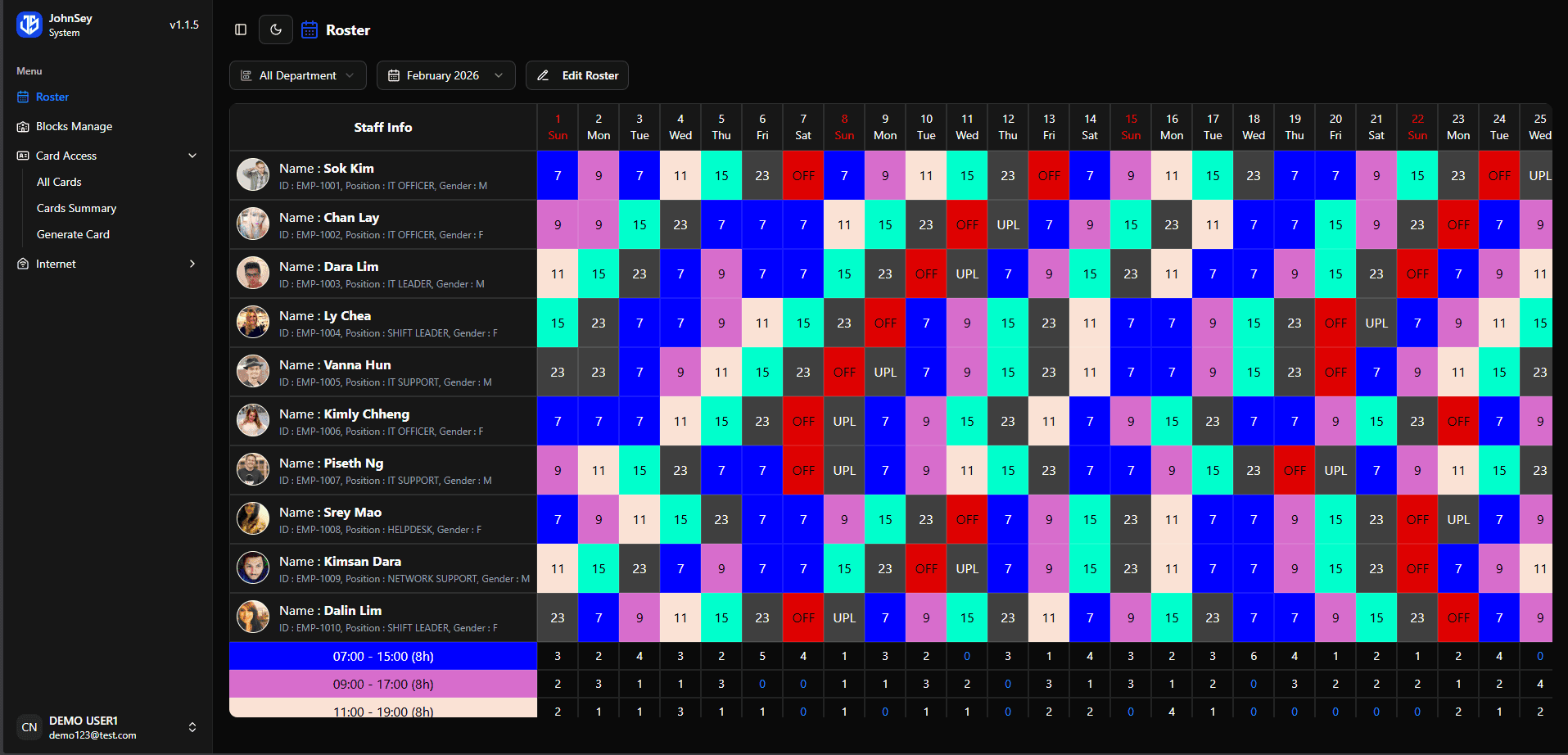 Internal Management System