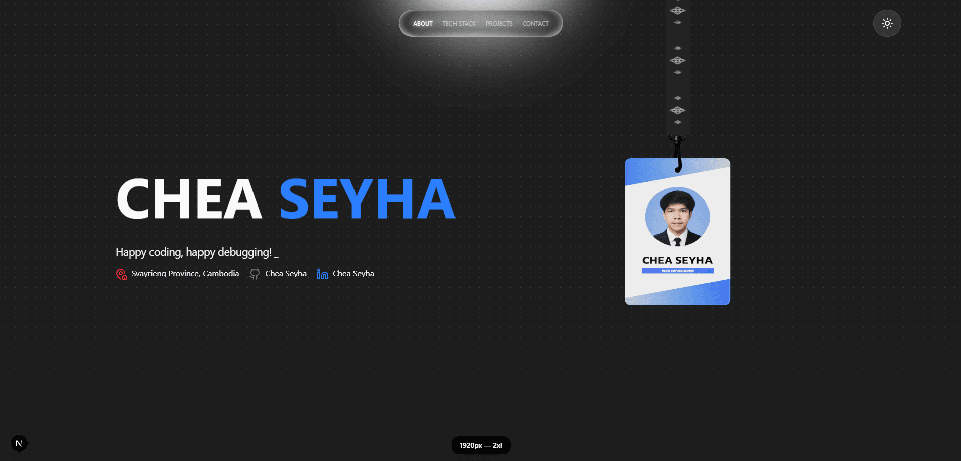 CHEA SEYHA Portfolio